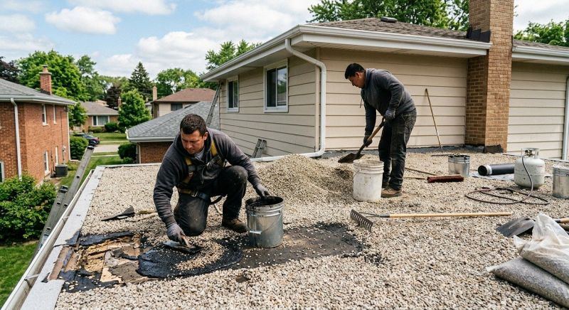 Tar And Gravel Roof Repair in Ruckersville, VA