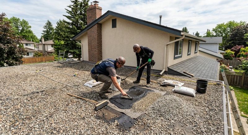 Tar And Gravel Roof Repair in Palmyra, VA