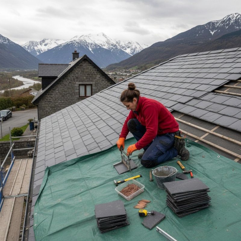 Tile Roof Repair in Batesville, VA