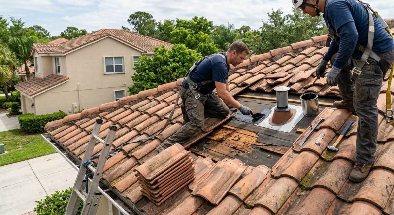 Tile Roof Repair in Louisa, VA