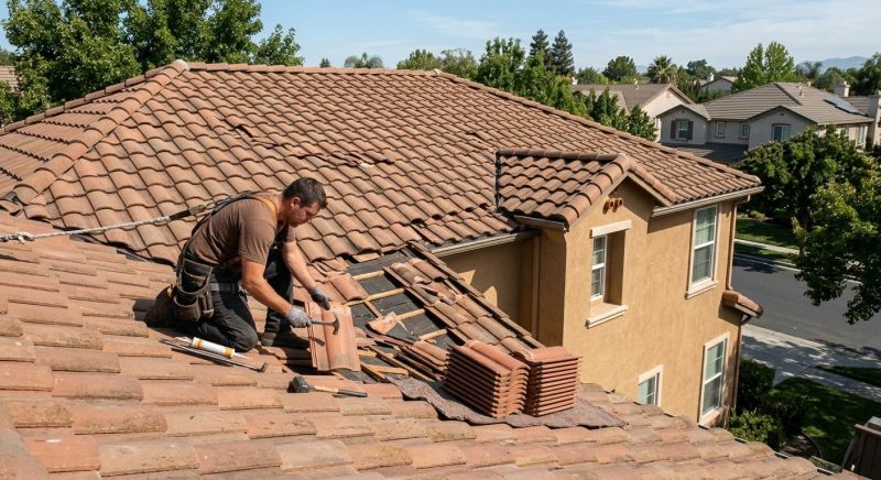Tile Roof Repair in Madison, VA
