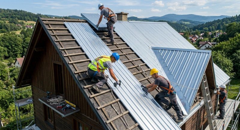 Tin Roof Installation in Syria, VA