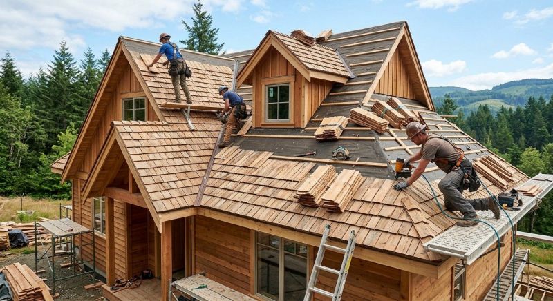 Wood Roofing Installation in Crozet, VA