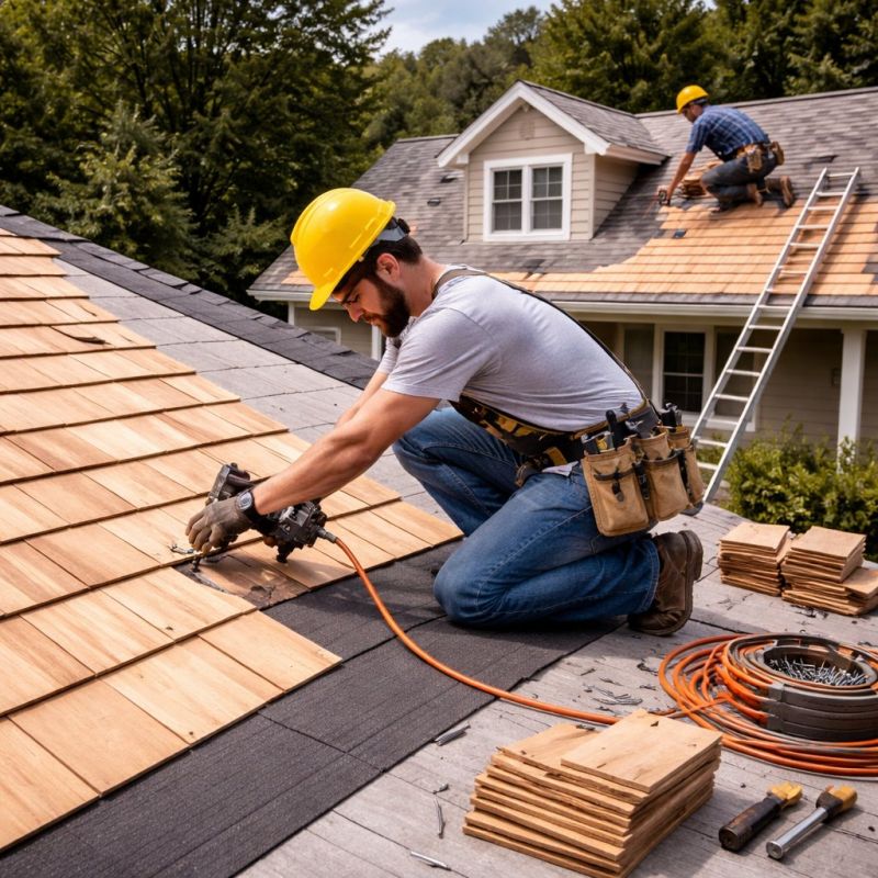 Wood Roofing Installation in Earlysville, VA