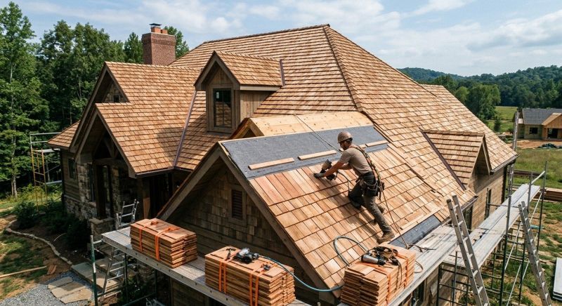 Wood Roofing Installation in Louisa, VA