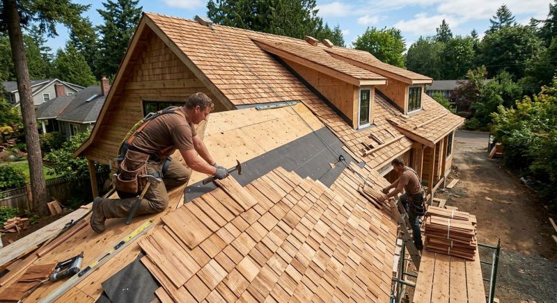 Wood Roofing Installation in Syria, VA