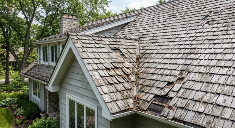 Wood Shake Roof Repair in Crozet, VA