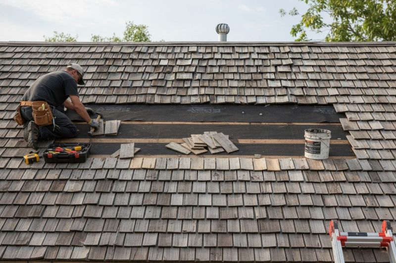Wood Shake Roof Repair in Elkton, VA