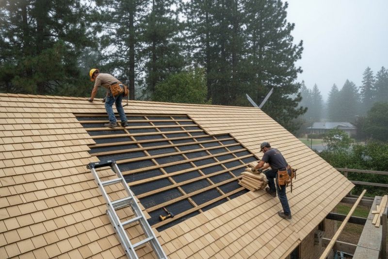 Wood Shake Roof Repair in Orange County, VA