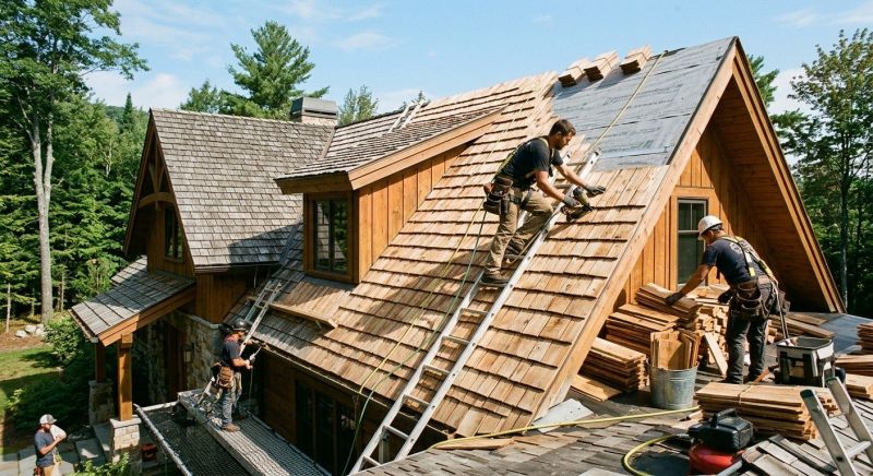 Wood Shake Roof Replacement in Palmyra, VA