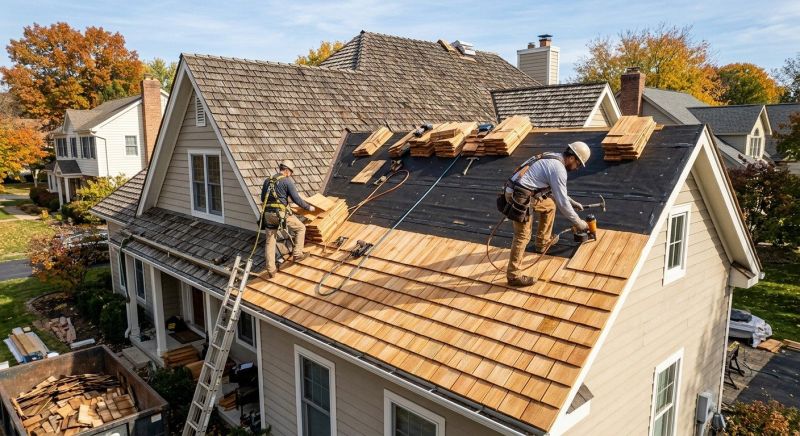 Wood Shake Roof Replacement in Palmyra, VA